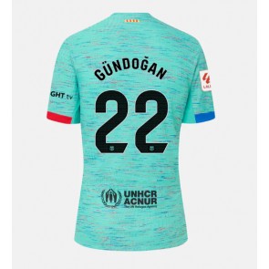 Barcelona Ilkay Gundogan #22 Koszulka Trzecich Kobiety 2023-24 Krótki Rękaw